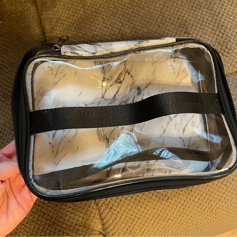 Marble Pattern 2 Compartment Makeup Case - Makeup… - image 8